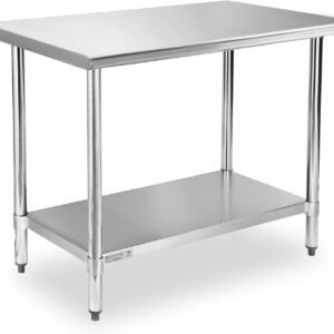 Stainless steel kitchen island