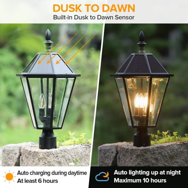 Solar lawn lamp post - 图片 3