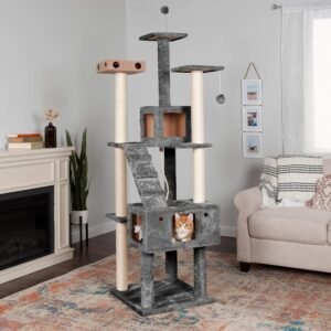 Smart cat climbing frame