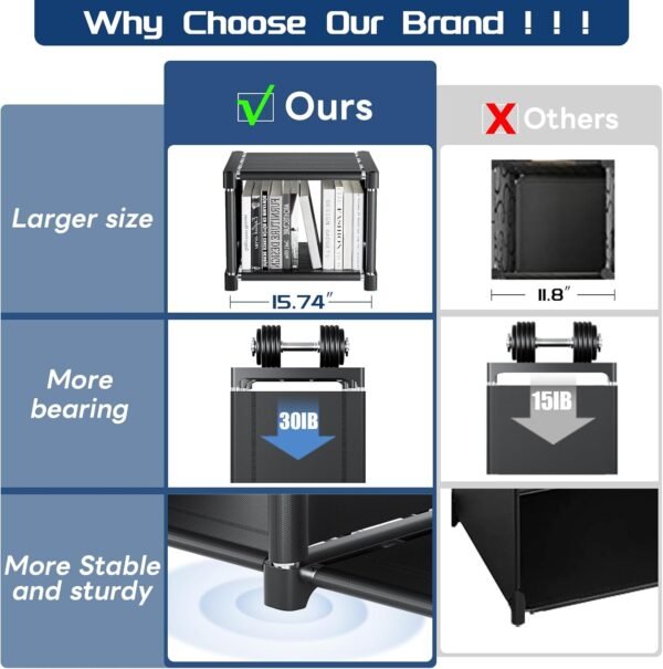 Metal bookshelf combination cabinet - 图片 7